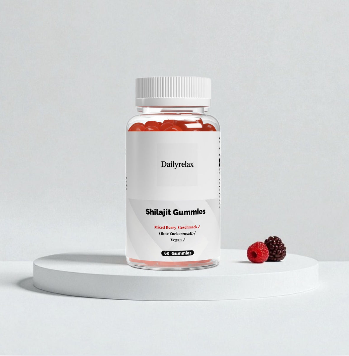 Premium Shilajit Gummies 1000 + Vitamin C,B6, B12 - 60 Stk